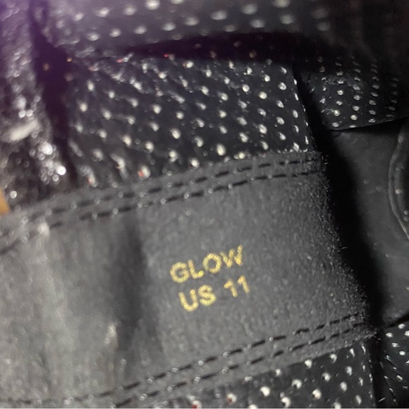 Beau+Ashe Glittery black mesh hi top sneakers size 11, like new. Sexy, club wear - Picture 8 of 14